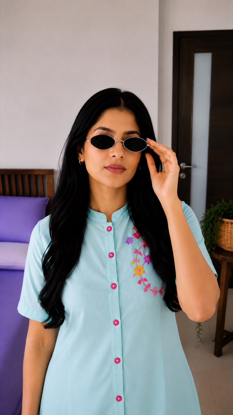 Cat-Eye Metal Sunglasses (UV Protected)